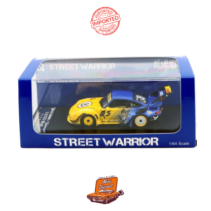 RWB Street Warrior x Ghost Player Porsche 911 (993) “Vegeta” Dragon Ball Z Livery – 1:64 Scale Diecast Model
