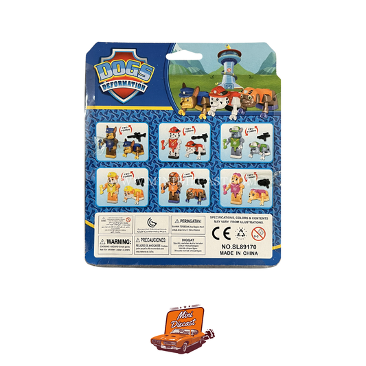 Dog Deformation – Paw Patrol – 6 Dog Mini Figurines (Imported)