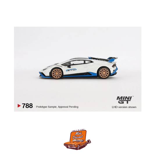 Mini GT #788 Lamborghini Huracán STO – Bianco Asopo