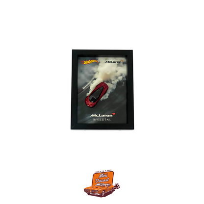 3D Car Frame – Hot Wheels McLaren Speedtail – A5 Size