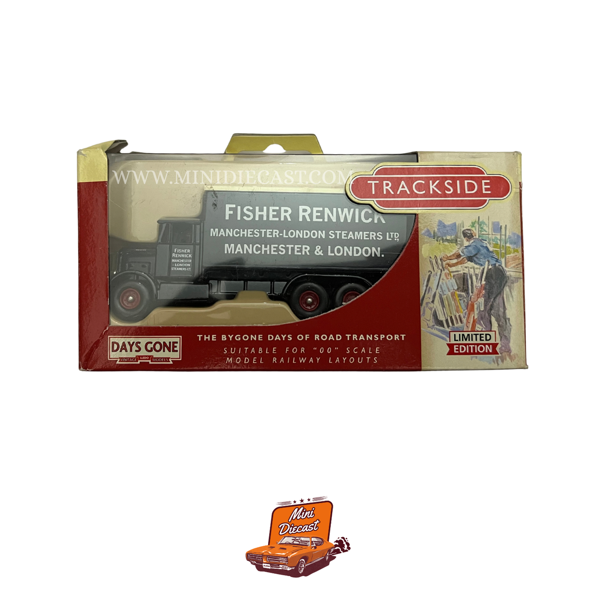 Lledo Days Gone Vintage Models Trackside Scammell 6 Wheeler Fisher Renwick DG044029 (0521/7500) Limited Edition