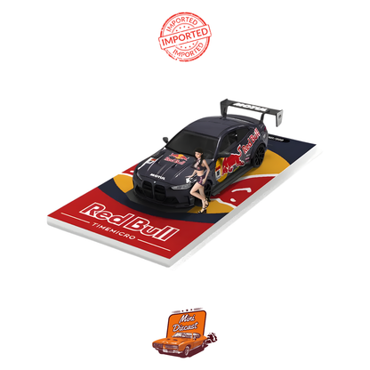 Time Micro BMW M4 Red Bull Livery with Figurine (Imported)