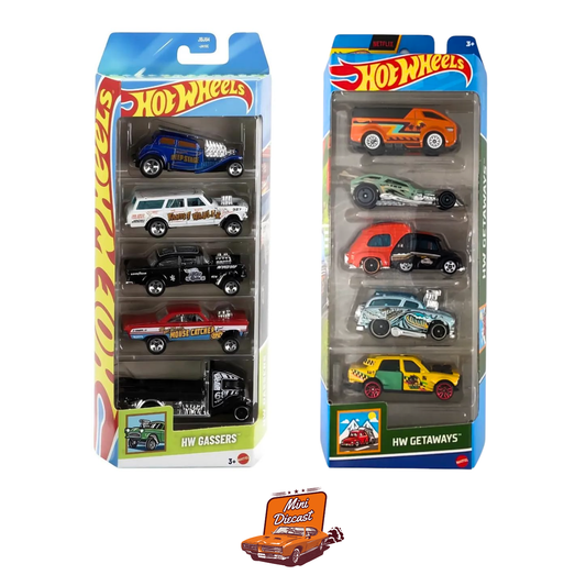 Hot Wheels 5-Pack (2x) – HW Grassers / HW Getaways