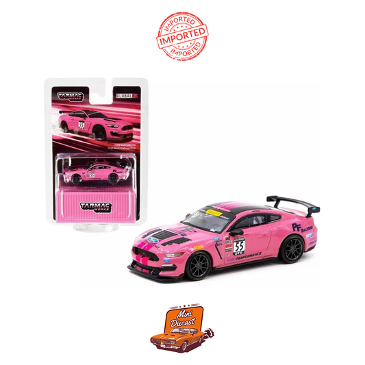 Tarmac Works Ford Mustang GT4 Pirelli World Challenge 2018 (Pink) (Blister Pack)