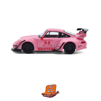 Model Model Porsche RWB 993 Hooters Matte Pink 98 MM64-RWB993-007 (1:64)