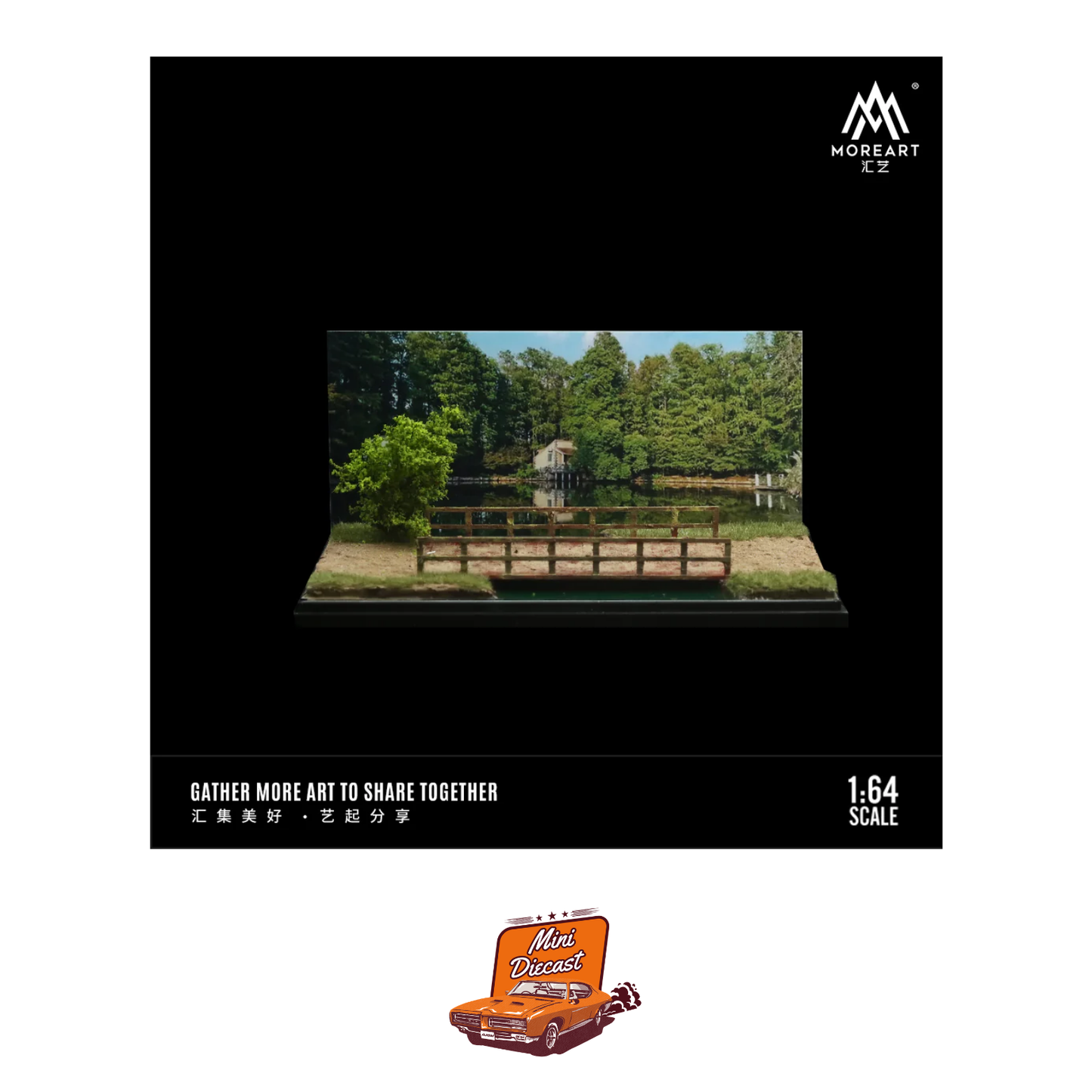 MoreArt Small Lakeside Shore Diorama for 1:64 Scale (MO901309)