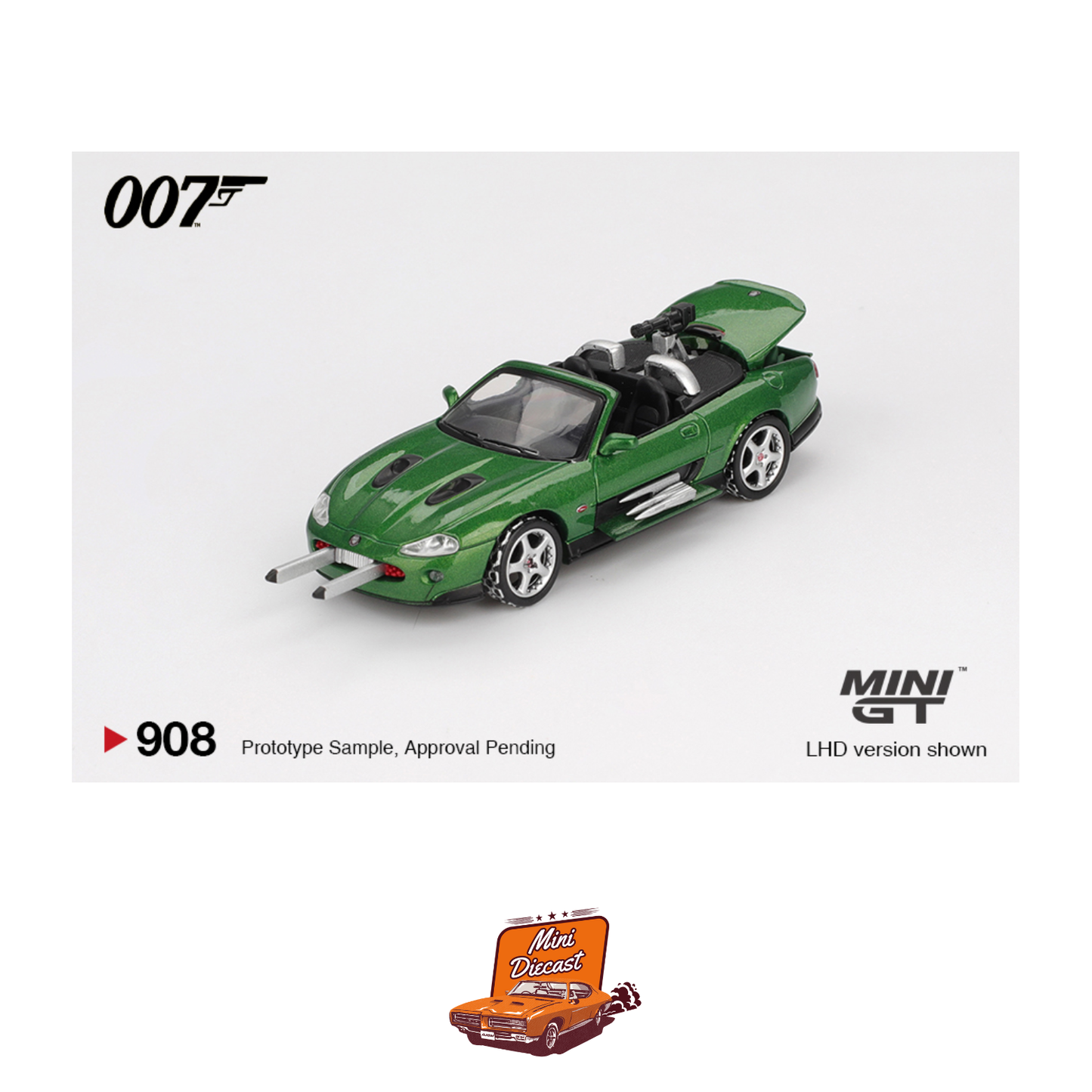 Mini GT #908 Jaguar XKR “Die Another Day” – Coming Soon (ETA: Jan End 2026)