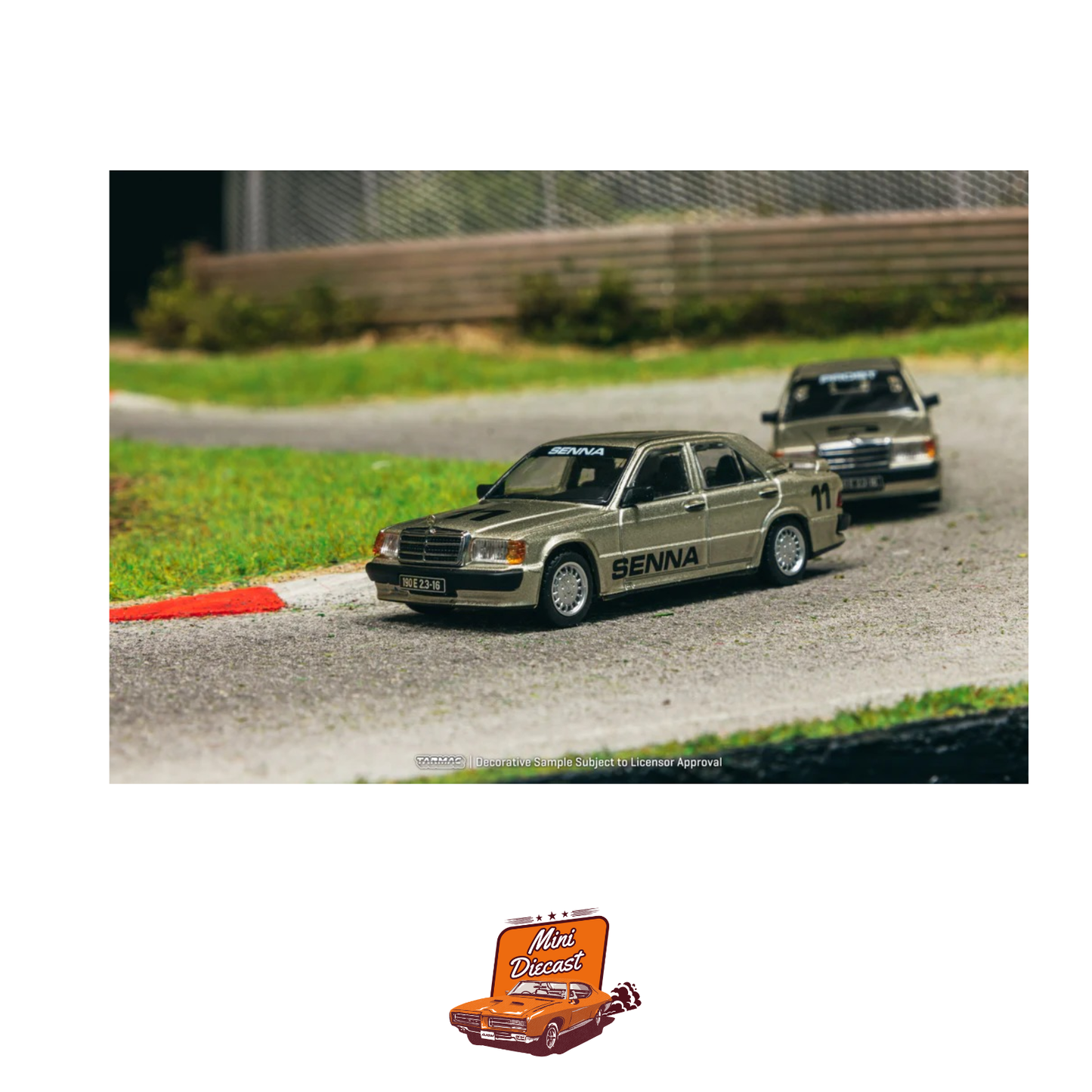 Tarmac Works Mercedes-Benz 190 E 2.3-16 Race of Champions 1984 – Senna (Sealed)