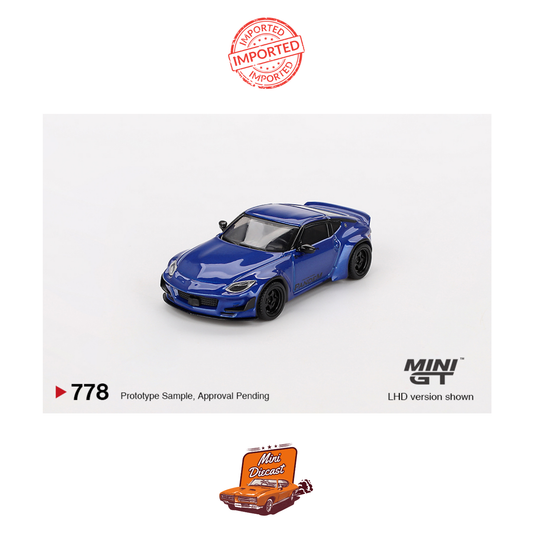 Mini GT #778 Nissan Fairlady Z Pandem (Seiran Blue) (Open Box)