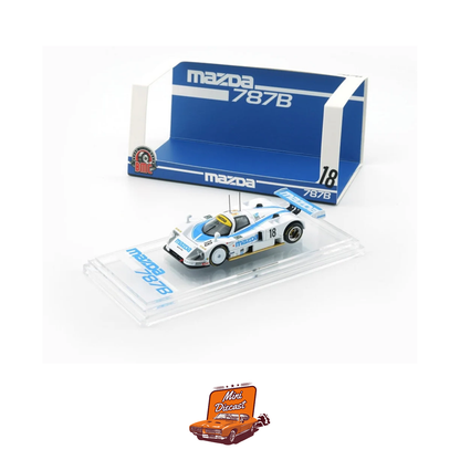BM Creations Mazda 787B 1991 24 Hours Le Mans #18 White (Canada Exclusive) (64B0438)