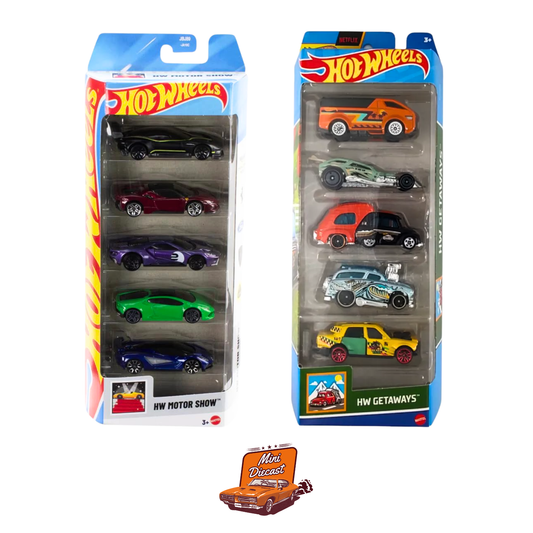 Hot Wheels 5 Pack (2x) – HW Motor Show / HW Getaways