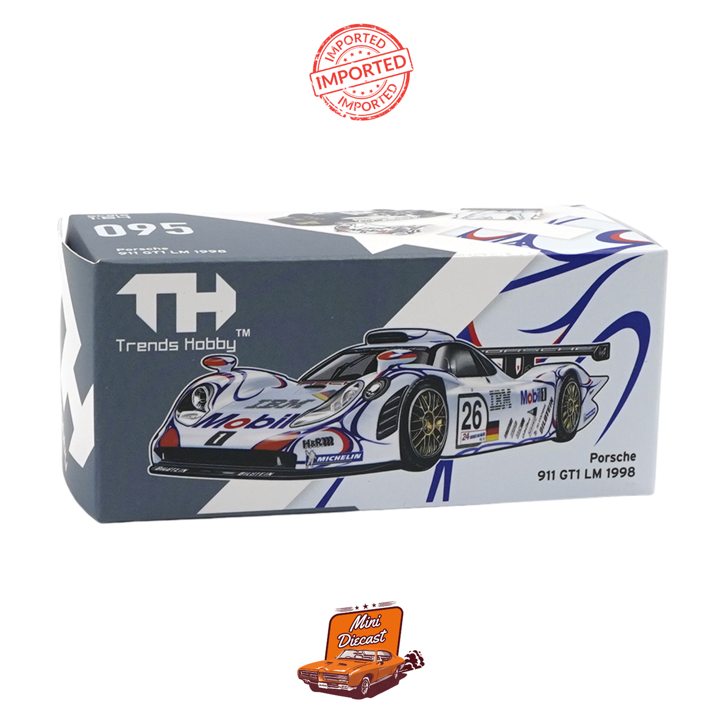 Trends Hobby Porsche 911 GT1 LM 1998 (Sealed / Imported)