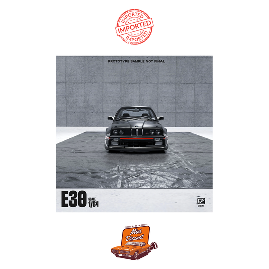 DCM BMW M3 (E30) (Black) – 1:64 Scale (Imported)