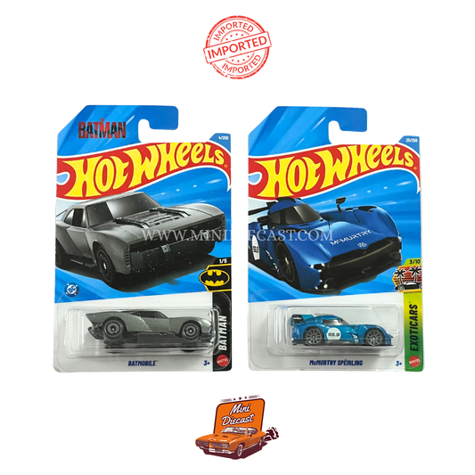 Hot Wheels Mainline (Set of 2) – Batmobile / McMurtry Spéirling (Imported)