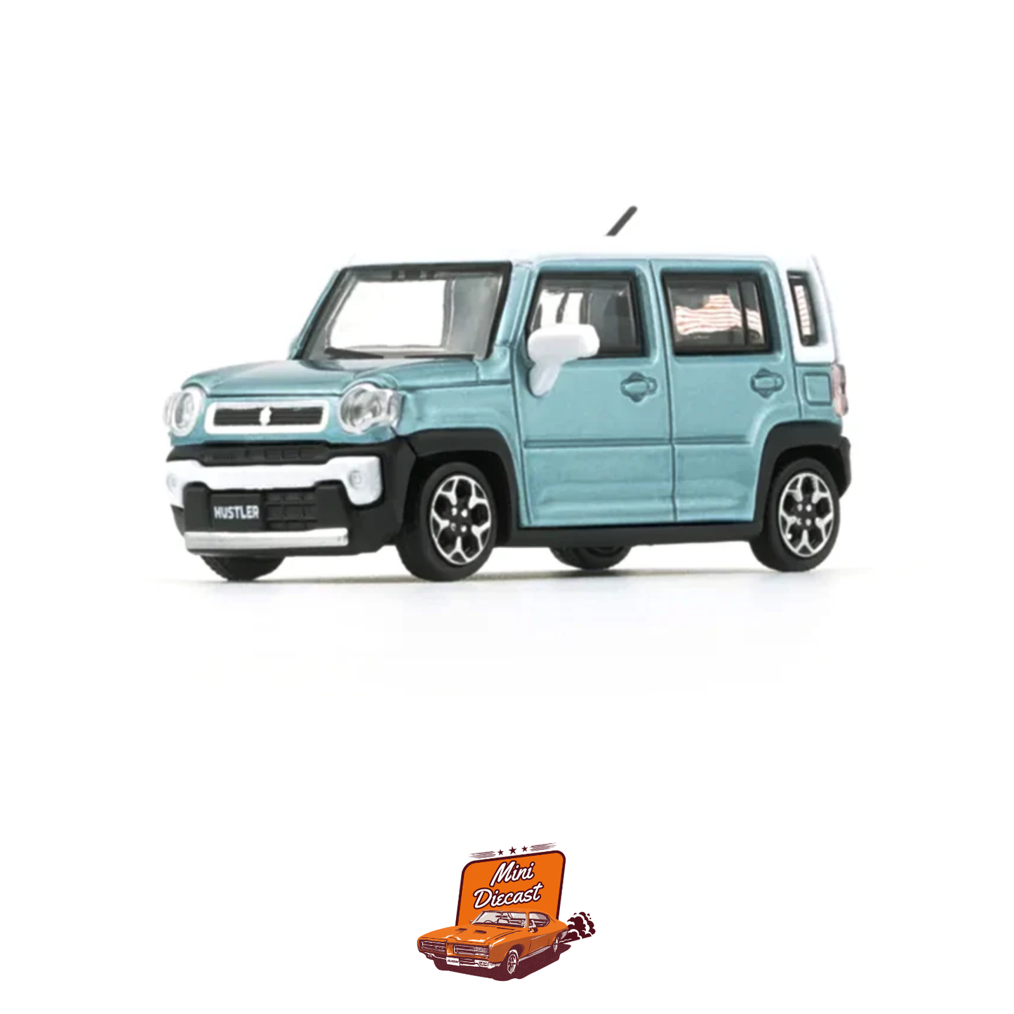 BM Creations Suzuki Hustler 2019 Off Blue Metallic / White Top (64B0390)