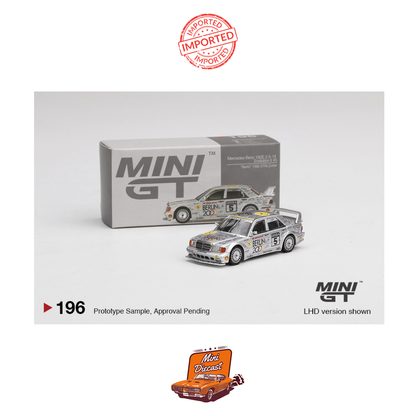 Mini GT #196 Mercedes-Benz 190E 2.5-16 Evolution II #5 (Imported)