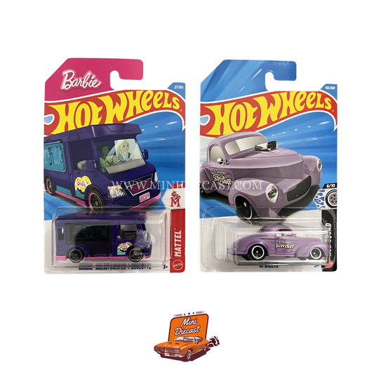 Hot Wheels Mainline (Set of 2) – Barbie Dream Camper / ’41 Willys