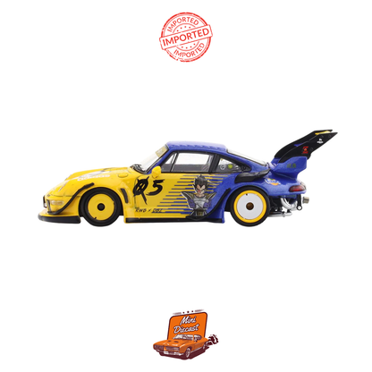 RWB Street Warrior x Ghost Player Porsche 911 (993) “Vegeta” Dragon Ball Z Livery – 1:64 Scale Diecast Model