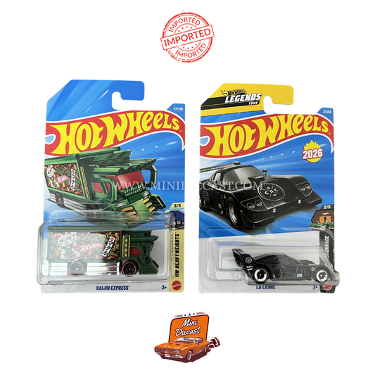 Hot Wheels Mainline (Set of 2) – Raijin Express / La Liebre (Imported)