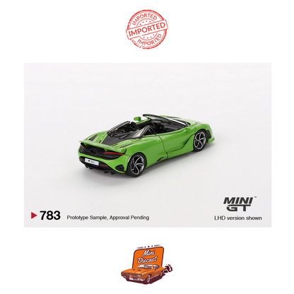 Mini GT #783 McLaren 750S Spider (Mantis Green)