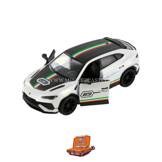 Kinsmart Lamborghini Urus Performante (Livery Edition) – 1:40 Scale White