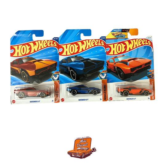 Hot Wheels Mainline (Set of 3) – Ravenger S/T (3 Colours)