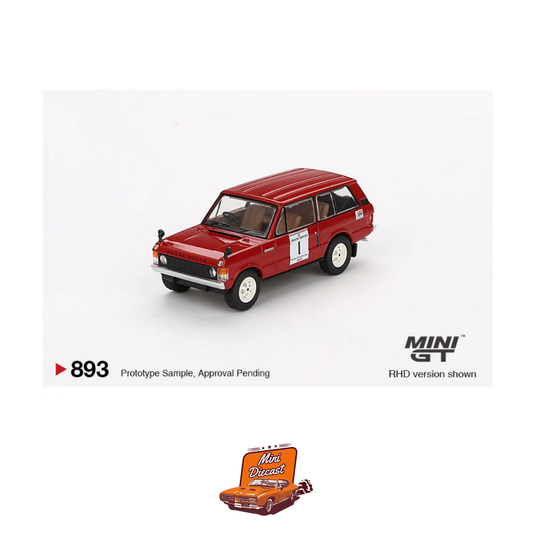 Mini GT #893 Range Rover – 1971 International Hillrally Winner