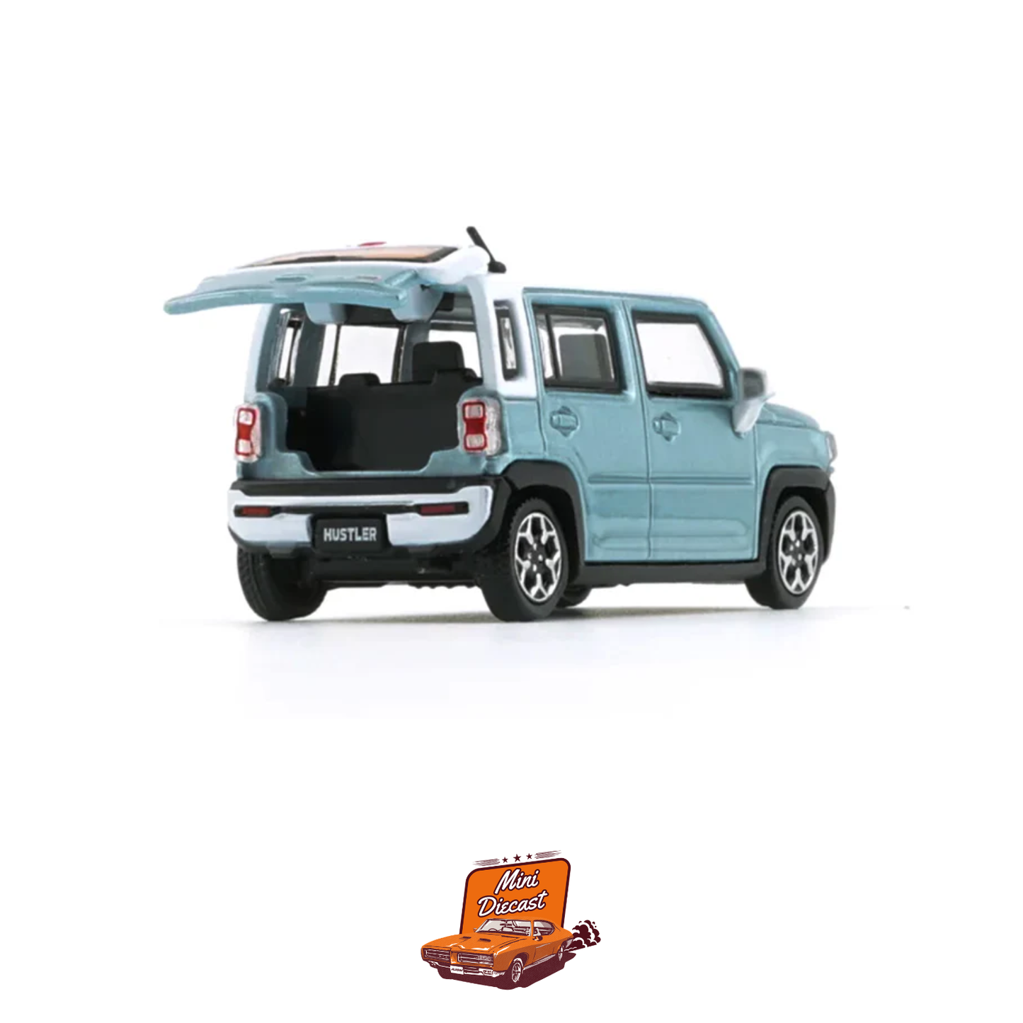 BM Creations Suzuki Hustler 2019 Off Blue Metallic / White Top (64B0390)