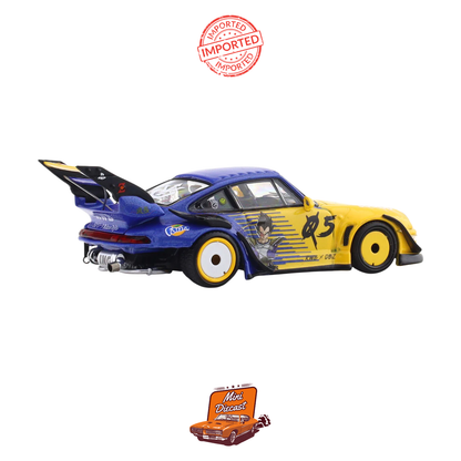 RWB Street Warrior x Ghost Player Porsche 911 (993) “Vegeta” Dragon Ball Z Livery – 1:64 Scale Diecast Model