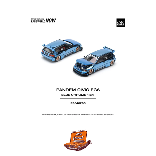Pop Race Pandem Civic EG6 PR64-206