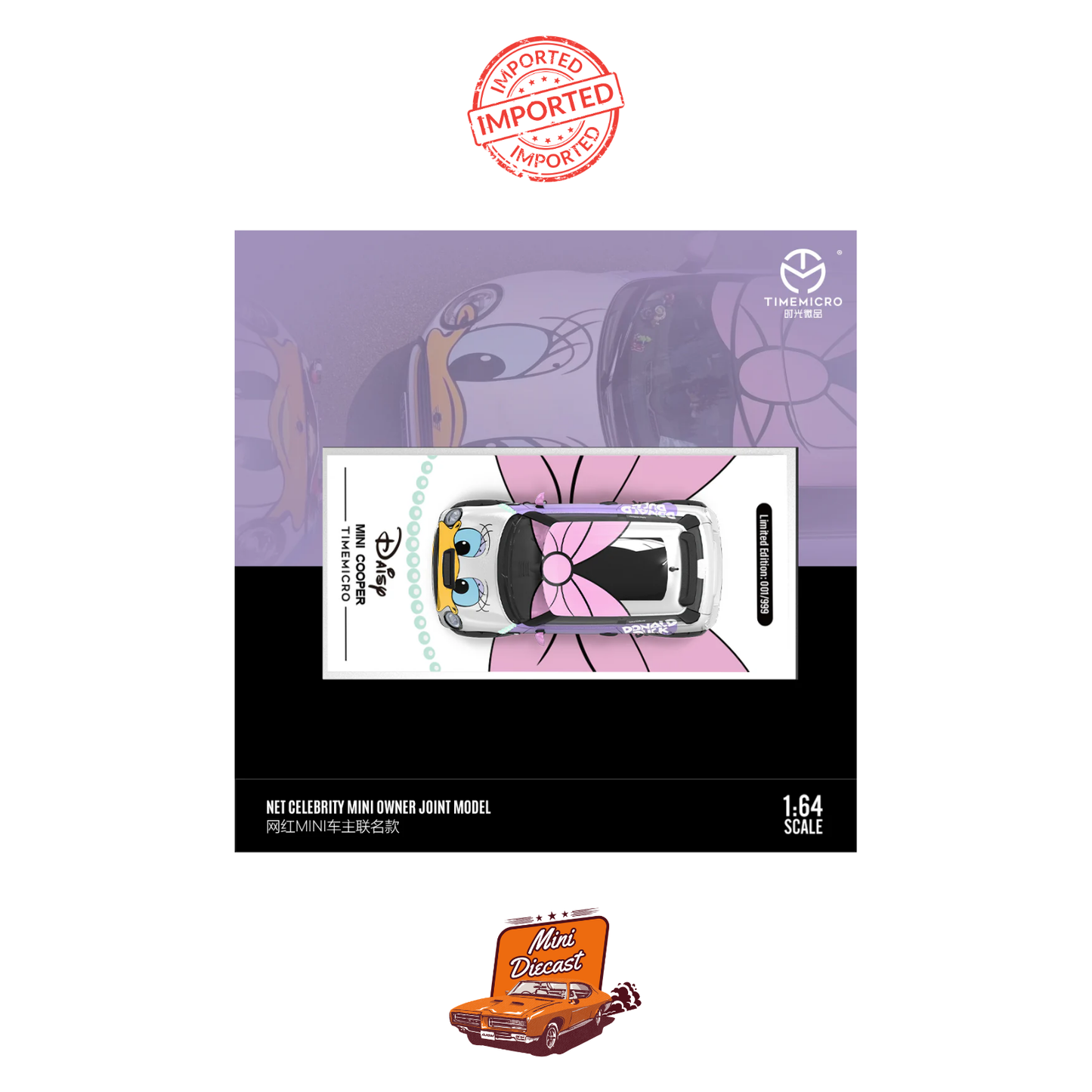 Time Micro Mini Cooper Disney Daisy Livery – Limited Edition
