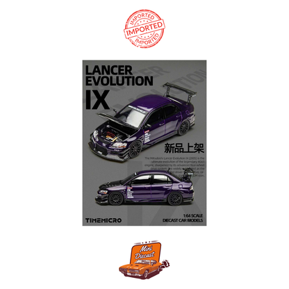 Time Micro Mitsubishi Lancer Evolution Voltex EVO IX Metallic Purple (Imported)