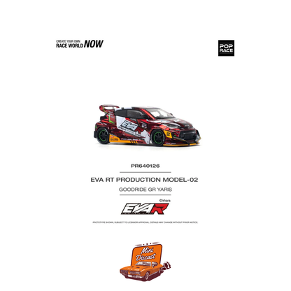 Pop Race EVA RT Production Model 02 Goodride GR Yaris (PR64-126)
