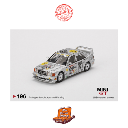 Mini GT #196 Mercedes-Benz 190E 2.5-16 Evolution II #5 (Imported)