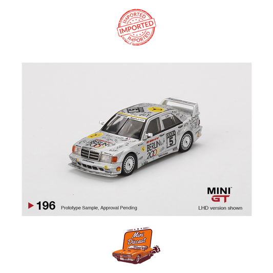 Mini GT #196 Mercedes-Benz 190E 2.5-16 Evolution II #5 (Imported)