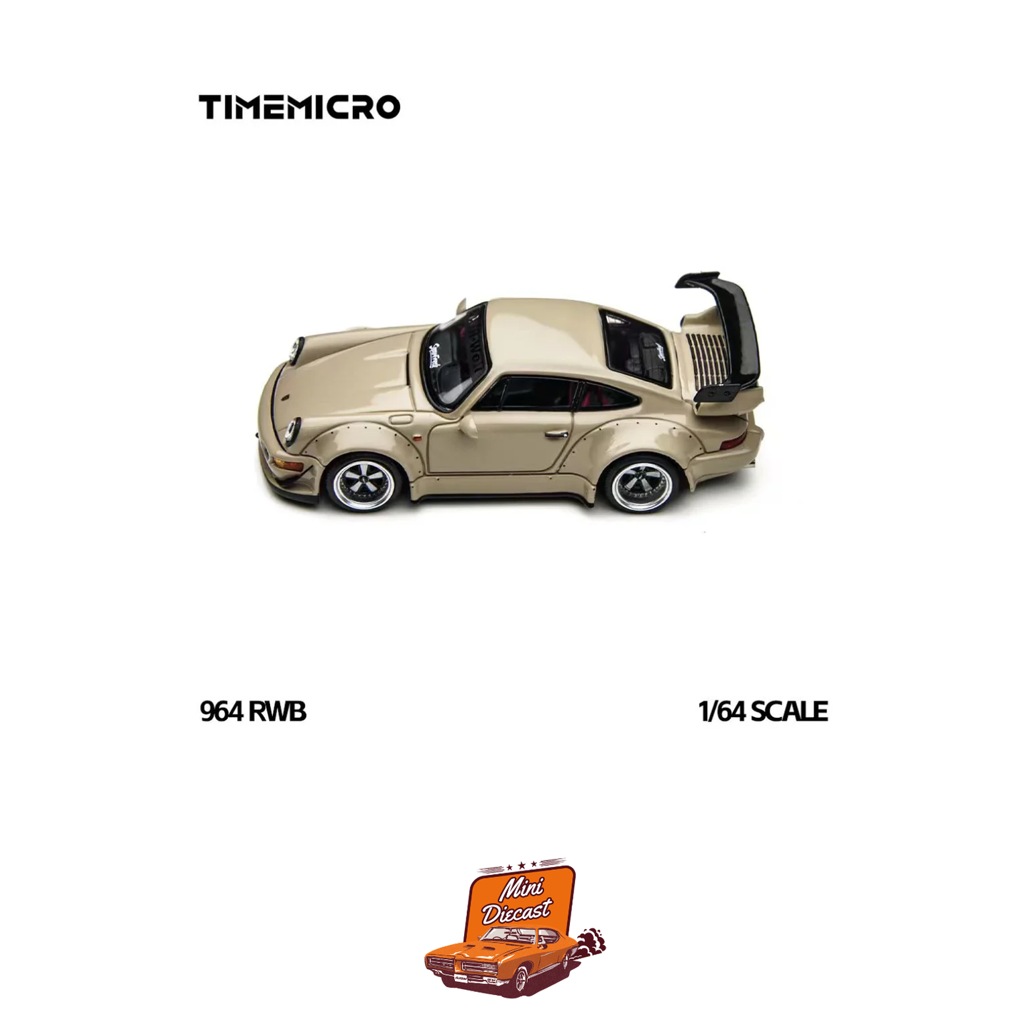 Time Micro RWB 964 Porsche Champagne Gold 1:64