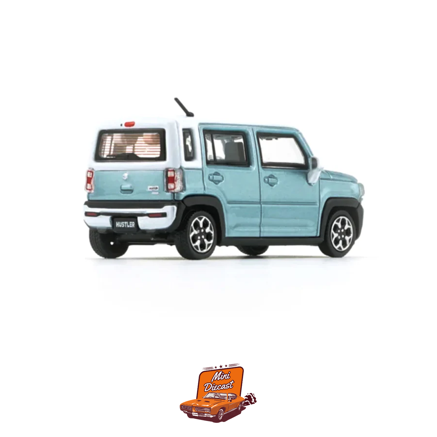 BM Creations Suzuki Hustler 2019 Off Blue Metallic / White Top (64B0390)