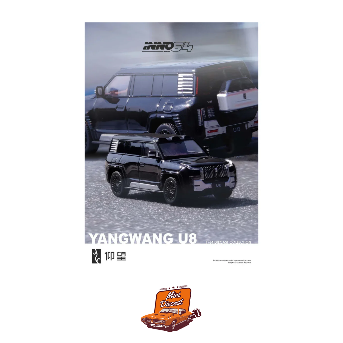 INNO64 Yangwang U8 Black IN64-YWU8-BLACK