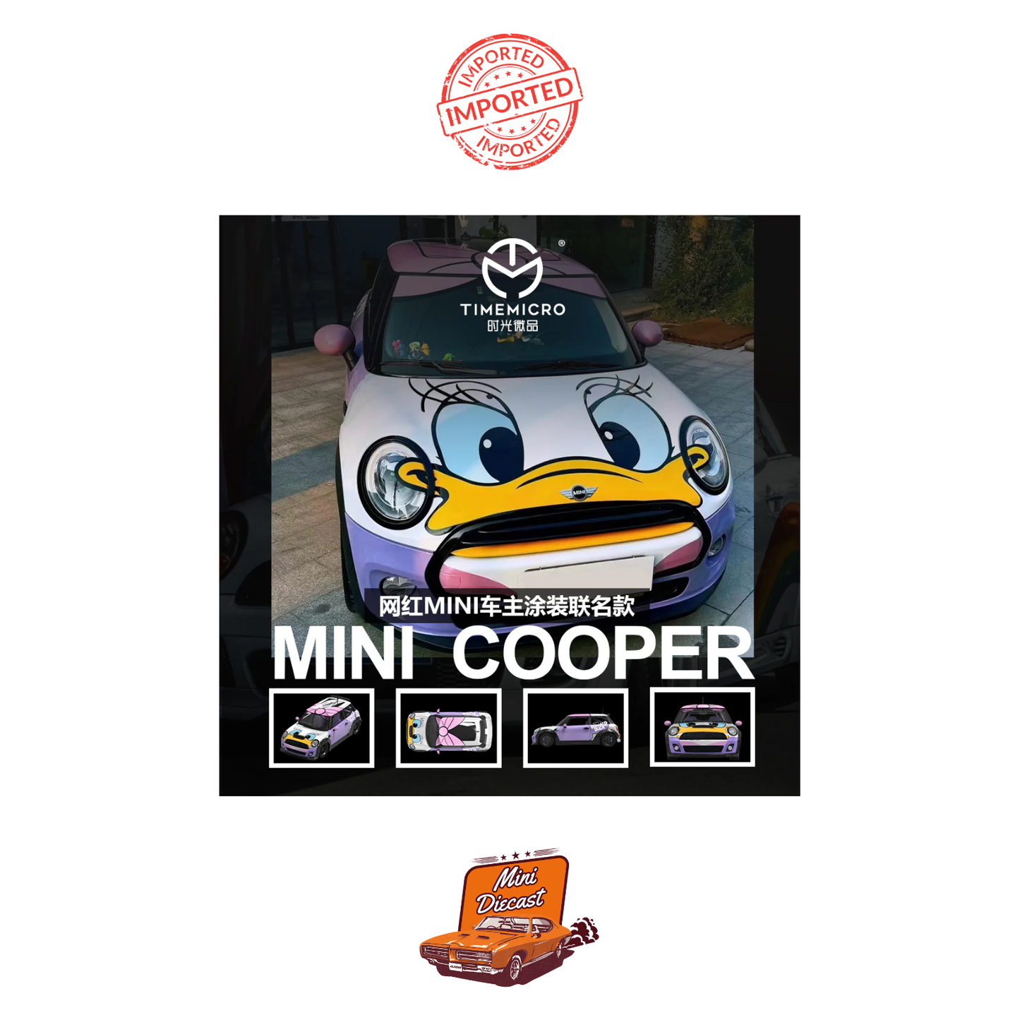 Time Micro Mini Cooper Disney Daisy Livery – Limited Edition