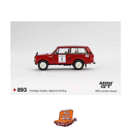 Mini GT #893 Range Rover – 1971 International Hillrally Winner
