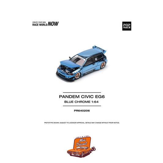 Pop Race Pandem Civic EG6 PR64-206