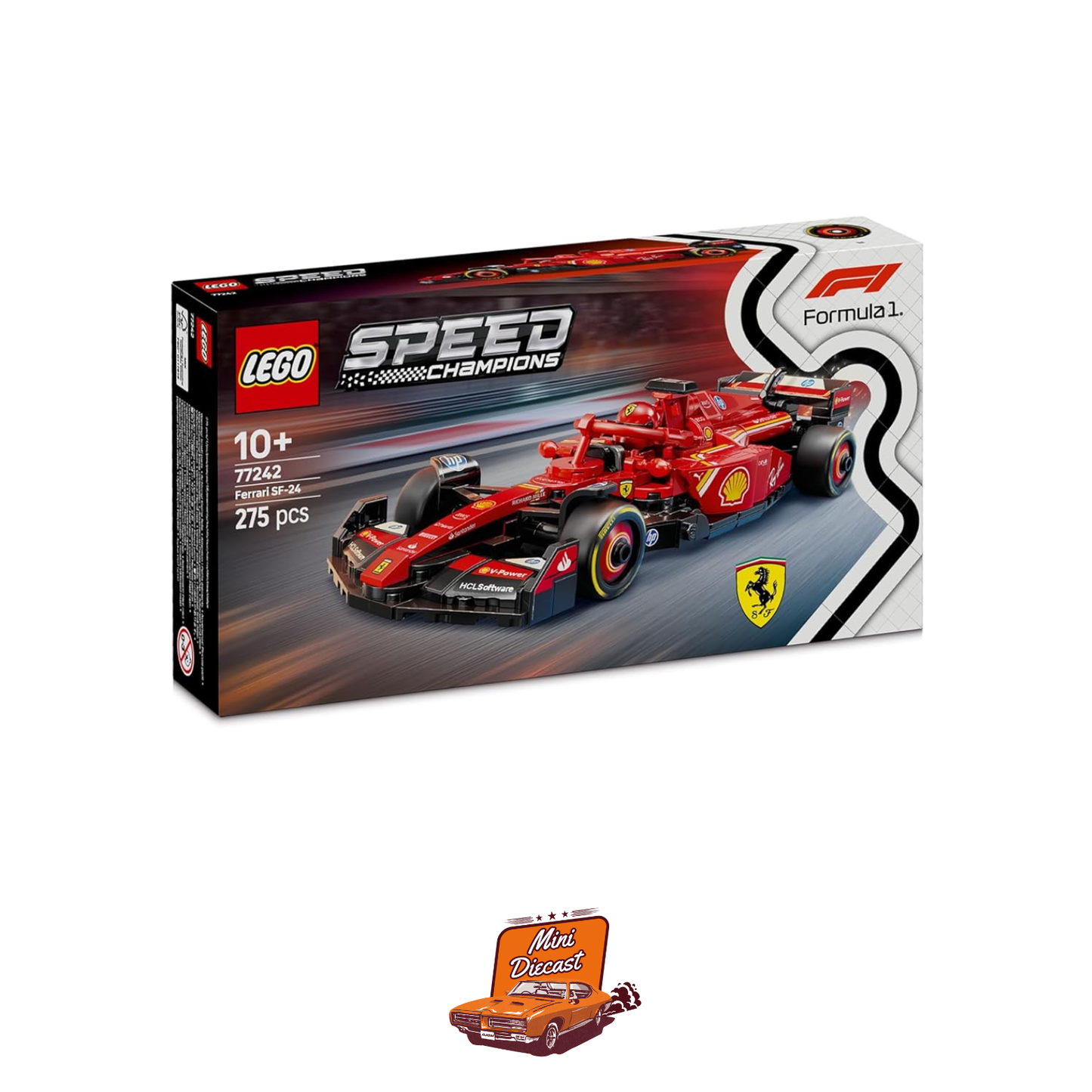 LEGO Speed Champions Ferrari SF-24 F1 – 275 Pieces