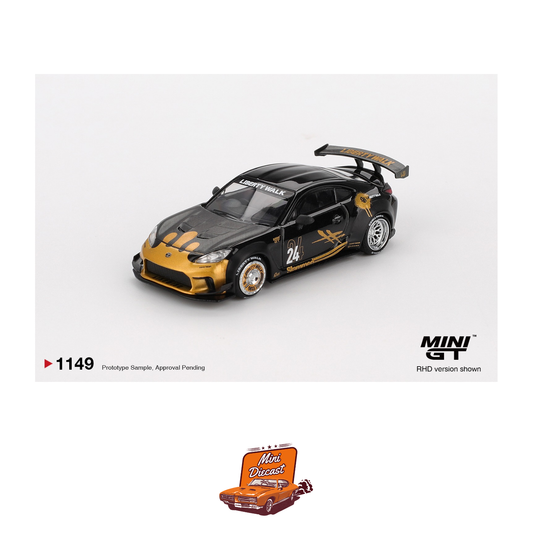 Mini GT #1149 Toyota GR86 LB Nation Black Gold – Coming Soon (ETA: April End 2026)
