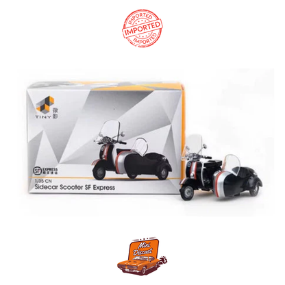 Tiny City Sidecar Scooter SF Express 1:35 Scale