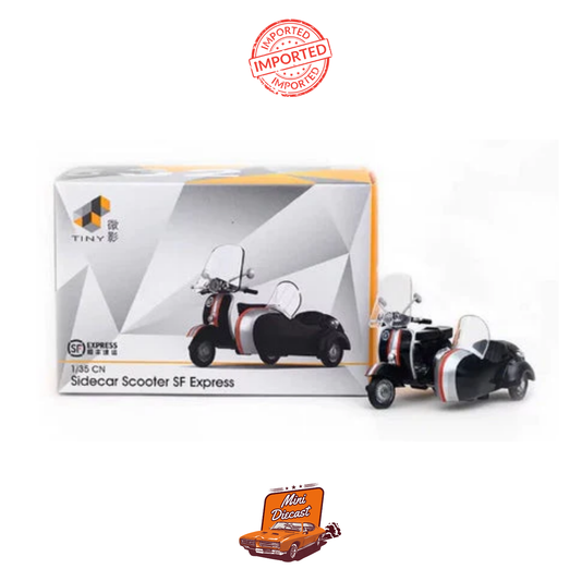 Tiny City Sidecar Scooter SF Express 1:35 Scale