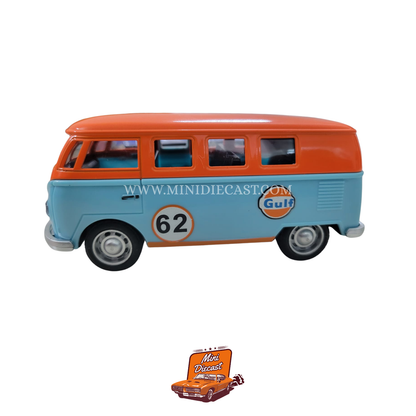Volkswagen T1 Van Gulf Edition – 1:32 Scale with Light