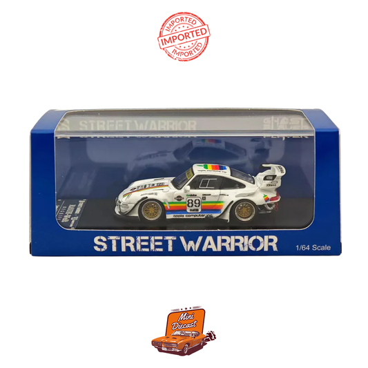 RWB Street Warrior x Ghost Player Porsche 911 (993) "Apple" Livery – Limited Edition Diecast Model