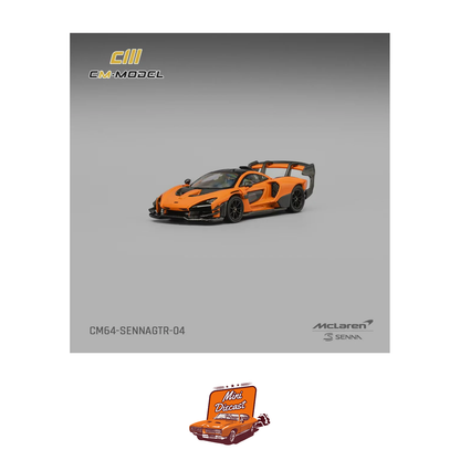CM Model McLaren Senna GTR Papaya Orange (CM64-SENNAGTR-04)