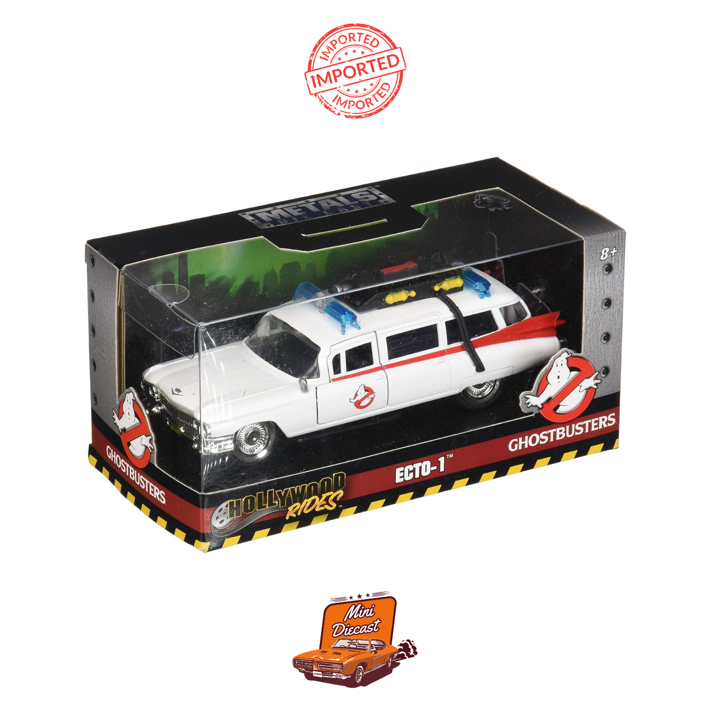 Jada Hollywood Rides “Ghostbusters” Ecto-1 1:32 Scale