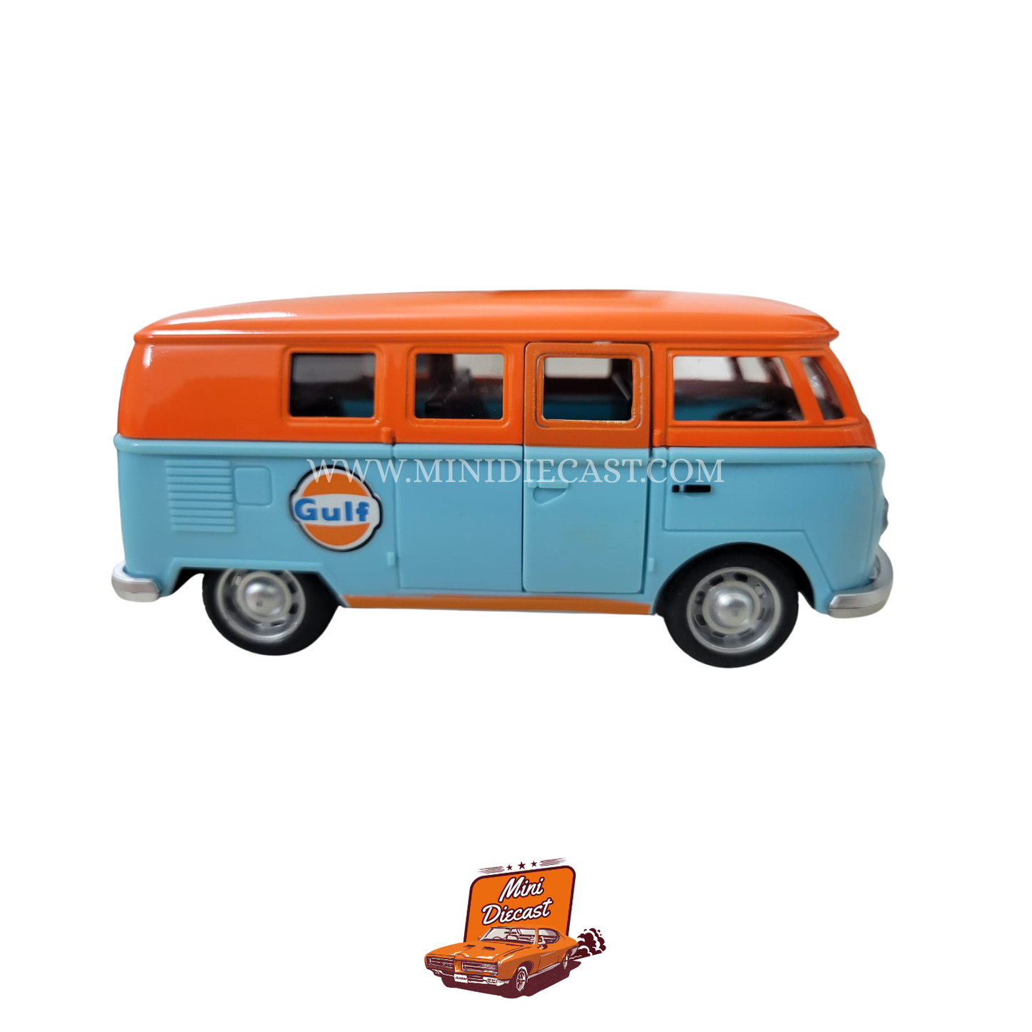 Volkswagen T1 Van Gulf Edition – 1:32 Scale with Light